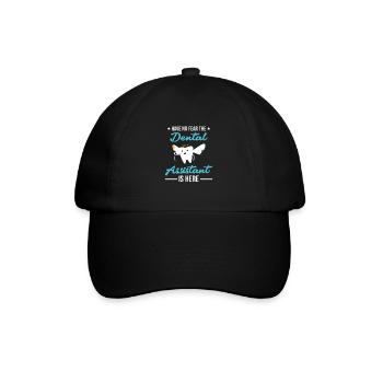 Pas de peur assistant dentaire est ici assistant dentaire - Casquette classique - noir/noir - Devant
