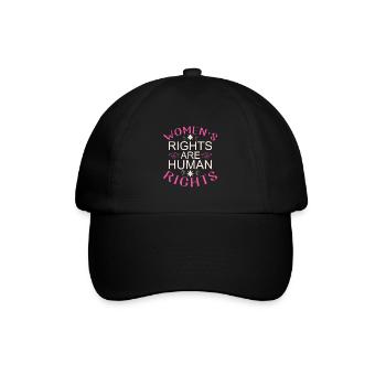 Female Women's Rights Female - Baseballkappe - Schwarz/Schwarz - Vorne