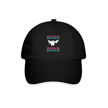 What Happens In The Practice Dental Assistant - Baseball Cap - black/black - Front