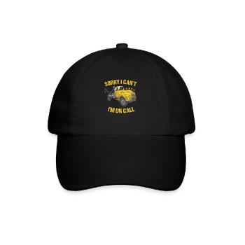 Désolé, je ne peux pas, je suis opérateur de dépanneuse de garde - Casquette classique - noir/noir - Devant