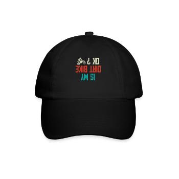 Motocross Moto Motorsport - Casquette classique - noir/noir - Devant