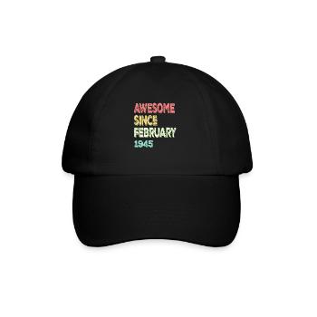 Génial depuis mars 1945 - Casquette classique - noir/noir - Devant