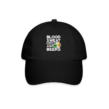 Blood Sweat And Beers Afrique du Sud Rugby - Casquette classique - noir/noir - Devant