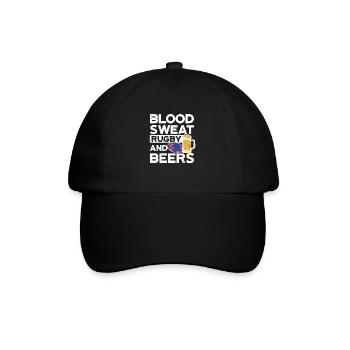 Blood Sweat And Beers France Rugby - Baseball Cap - black/black - Front