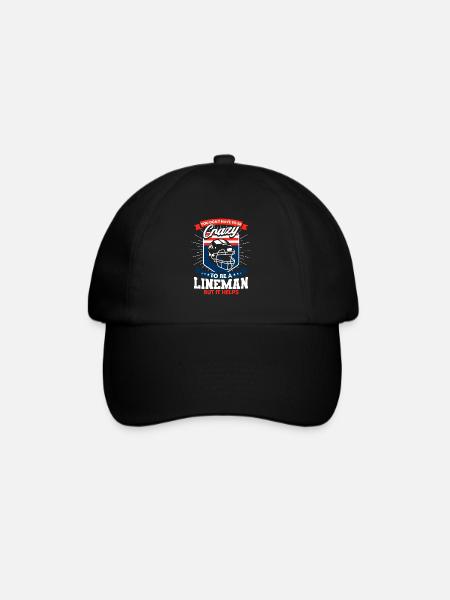 American Football Mannschaft American Football Foo - Baseballkappe - Schwarz/Schwarz