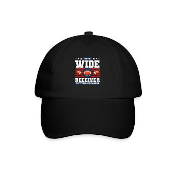 Football Game Football Player American Football - Baseball Cap - black/black - Front