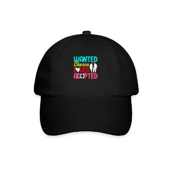 Adoption of children Adoption foster parents - Baseball Cap - black/black - Front