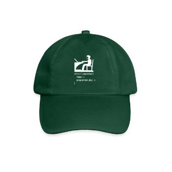 Softwareentwickler Programmierer Geschenk - Baseballkappe - Flaschengrün - Vorne