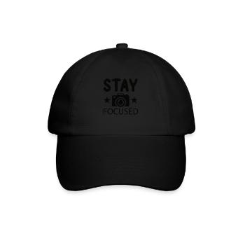 Photography Camera Photographer Retro Camera Photography - Baseball Cap - black/black - Front