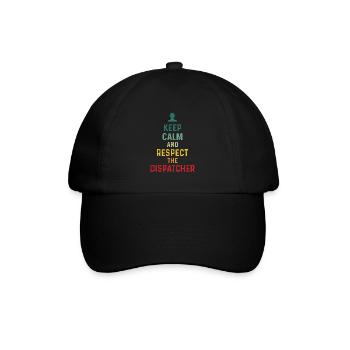 Bester Disponent Spruch Geschenk Beruf Logistik - Baseballkappe - Schwarz/Schwarz - Vorne