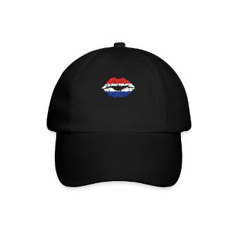 Paraguay Herz Flagge Fahne Lateinamerika Reisen - Baseballkappe - Schwarz/Schwarz - Vorne