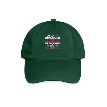 Ex partner Dissolution of marriage Divorce Gift - Baseball Cap - bottle green - Front
