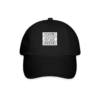Orgueil Frère Soeur Jumeaux Frères et sœurs - Casquette classique - noir/noir - Devant