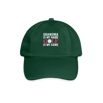 The Golf Grandma Grandmother - Baseball Cap - bottle green - Front