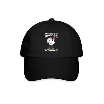 Gobble Til You Wobble Shirt Baby Outfit Toddler - Casquette classique - noir/noir - Devant