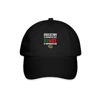 Mais le rugby est plus important Portugal Rugby - Casquette classique - noir/noir - Devant