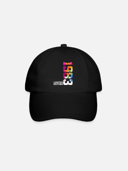 43. GEBURTSTAG LIMITED EDITION 1983 - Baseballkappe - Schwarz/Schwarz