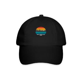 West Twin Lake Ohio - Baseball Cap - black/black - Front