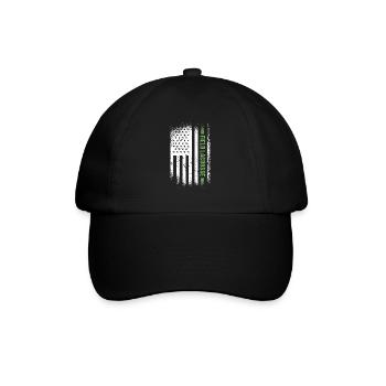 Sport Us Flag Field Lacrosse - Baseball Cap - black/black - Front