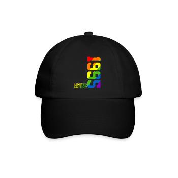 LGBTQ 1995 RAINBOW QUEER 30TH BIRTHDAY PRIDE - Baseball Cap - black/black - Front