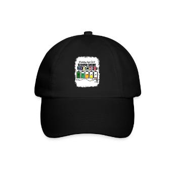 Zweite Klasse Rainbow Girls Jungen Lehrerteam 2. - Baseballkappe - Schwarz/Schwarz - Vorne
