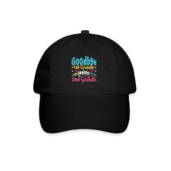 Zweite Klasse Rainbow Girls Jungen Lehrerteam 2. - Baseballkappe - Schwarz/Schwarz - Vorne
