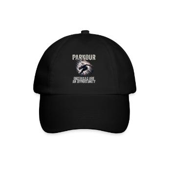 Parkour Obstacles Are An Opportunity - Baseball Cap - black/black - Front