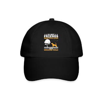 Dresseur de chiens Formation de chiens Chiens Soins pour animaux de compagnie Pr - Casquette classique - noir/noir - Devant