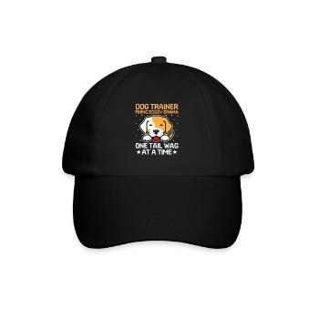 Dresseur de chiens Dressage de chiens Dressage de chiens Soins aux animaux de compagnie Pr - Casquette classique - noir/noir - Devant
