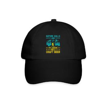 Wandern Bergsteigen Trekking Natur Outdoor Alco - Baseballkappe - Schwarz/Schwarz - Vorne