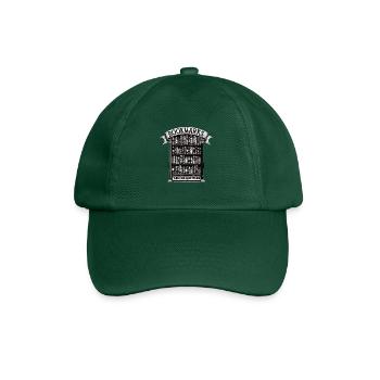 Bookmarks are for those who give up. - Baseball Cap - bottle green - Front