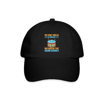 Drum Corps Marching Band Drum Corp Music Percussio - Baseballkappe - Schwarz/Schwarz - Vorne