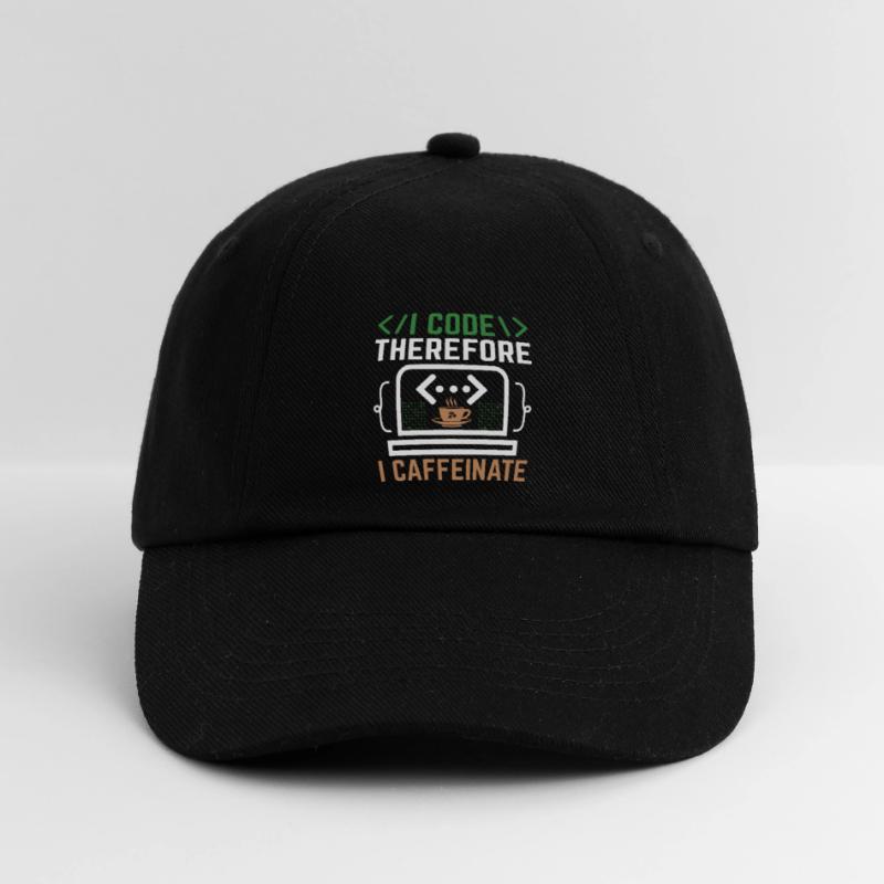 Café Codage Programmeur Codeur Développeur Nerd Coff Casquette classique