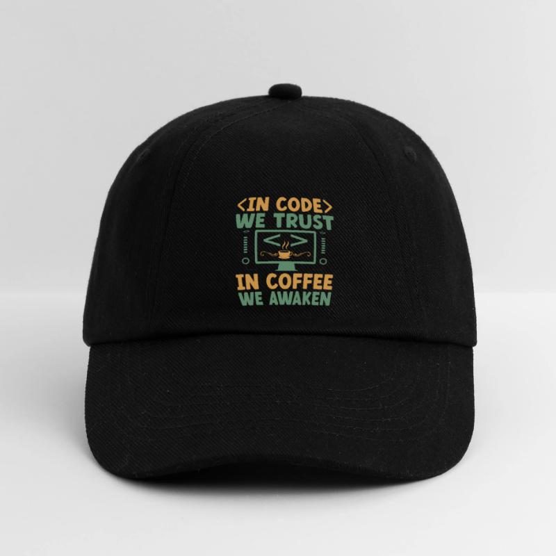 Café Codage Programmeur Codeur Développeur Nerd Coff Casquette classique