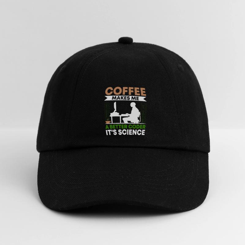 Coffee Coding Programmer Coder Developer Nerd Coff Baseball Cap