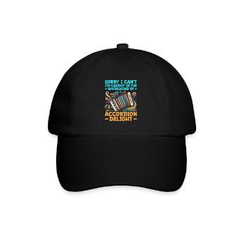Tut mir leid, dass ich nicht kann, dass ich im Wirbelwind von Accor gefangen bin - Baseballkappe - Schwarz/Schwarz - Vorne