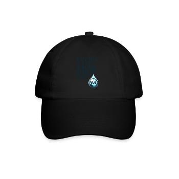 Every drop counts Rainwater harvest - Baseball Cap - black/black - Front