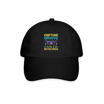 Chiptune Music Lover Groove to the Bleeps and Bloo - Baseball Cap - black/black - Front