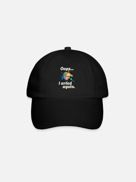 Cadeaux de nouveauté d’artiste drôle et humour de peinture - Casquette classique - noir/noir
