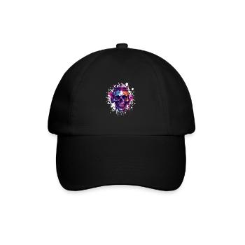 Crâne de Roi Couronne Royale - Casquette classique - noir/noir - Devant