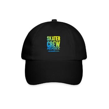 Skater Crew - Baseball Cap - black/black - Front
