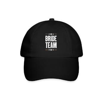 Bride Team - Baseballkappe - Schwarz/Schwarz - Vorne
