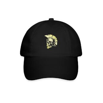 Crâne Spartiate Gladiateur - Casquette classique - noir/noir - Devant