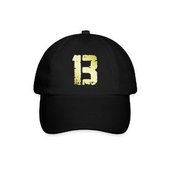 13 Nombre Vintage - Casquette classique - noir/noir - Devant
