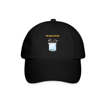 Two Moles Par Litre Taupe Science Science - Casquette classique - noir/noir - Devant