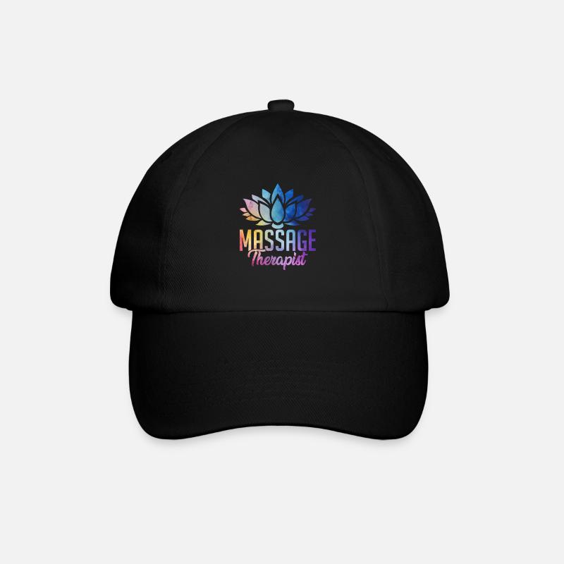 Massage therapist - Baseball Cap - black/black