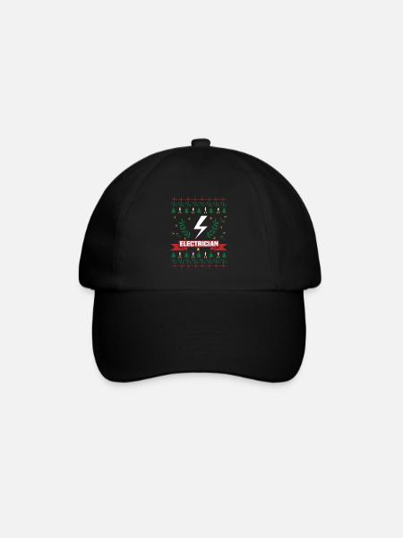 Noël de l'électricité : un électricien moche - Casquette classique - noir/noir