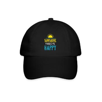 soleil soleil happy - Casquette classique - noir/noir - Devant