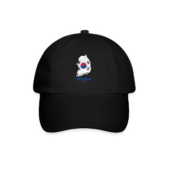 Corée du Sud Drapeau sud-coréen - Casquette classique - noir/noir - Devant