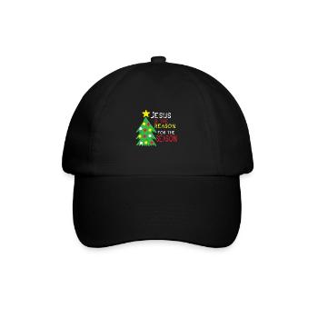 Jésus Noël Christ Église Croyant Foi - Casquette classique - noir/noir - Devant